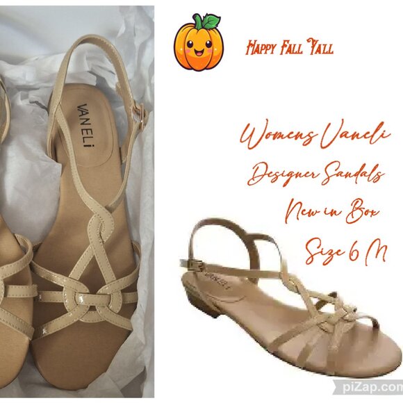 VANELI BOON BROWN SANDALS, WOMEN, SIZE 6M NEW IN BOX - Picture 1 of 4